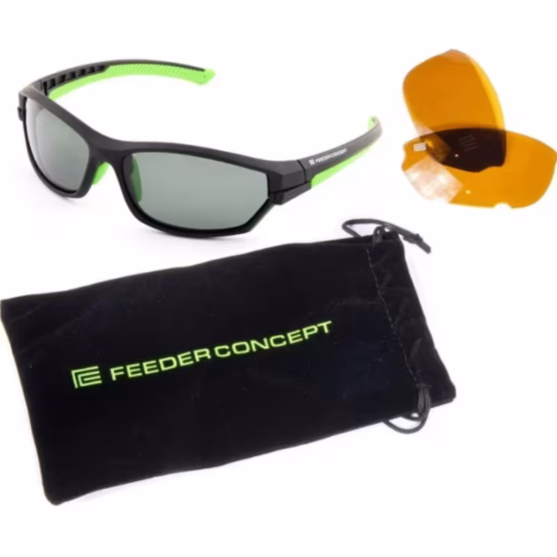 Очки поляризационные Norfin for Feeder Concept NF-FC2001, черный/тонированный