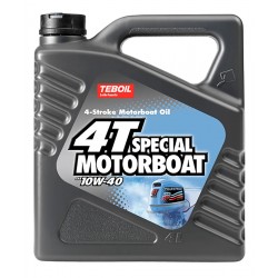 Масло моторное полусинтетическое для 4Т лодочных моторов Teboil 4T Special Motorboat 10w40, 4 л