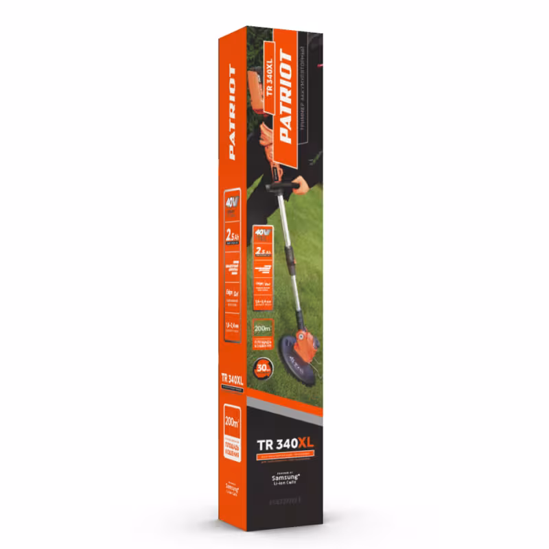 Триммер аккумуляторный Patriot TR 340XL