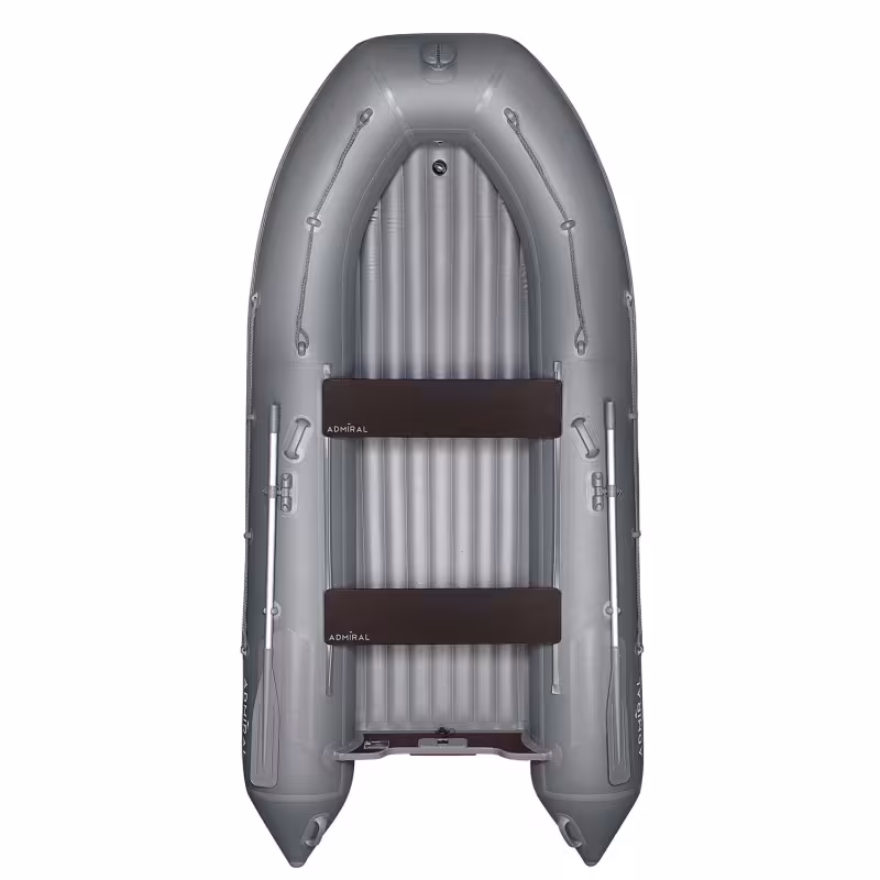 Надувная лодка ПВХ Адмирал 360, НДНД, серый 