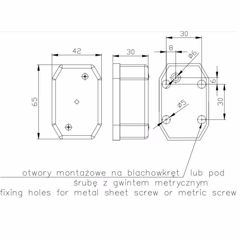 Фонарь габаритный с отражателем Fristom FT-001B, белый