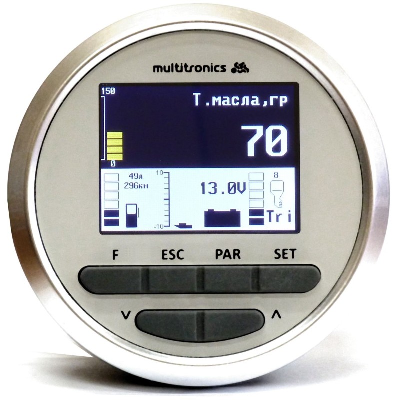 Бортовой компьютер Multitronics CL-650M, белый (разъем Honda NMEA)