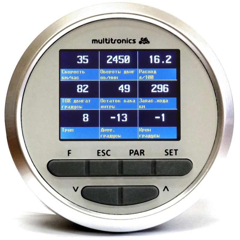 Бортовой компьютер Multitronics CL-650M, белый (разъем Honda NMEA)