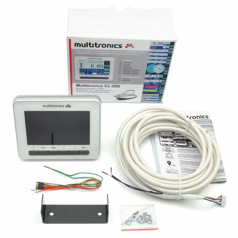 Бортовой компьютер Multitronics CL-950, белый (разъем Honda NMEA)