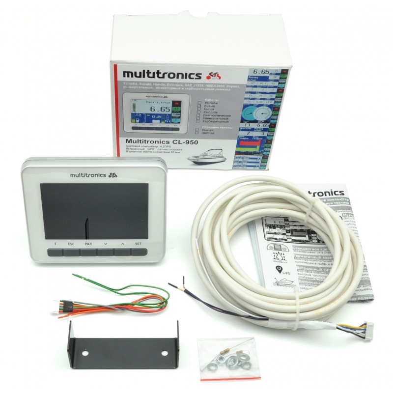 Бортовой компьютер Multitronics CL-950, белый (разъем Honda NMEA)