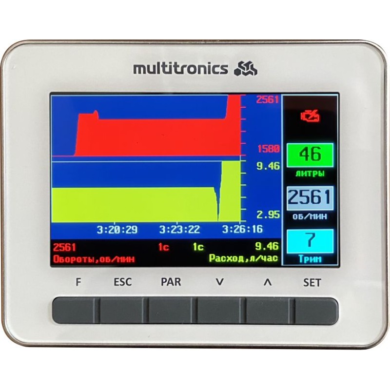 Бортовой компьютер Multitronics CL-950, белый (разъем Yamaha NMEA)