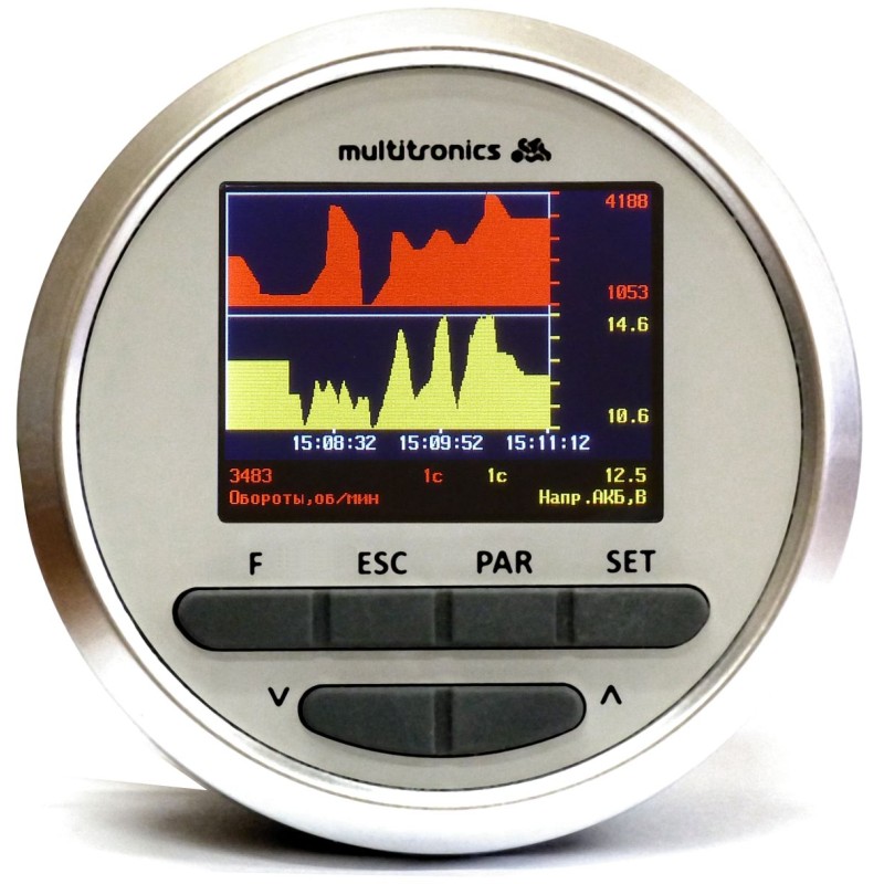 Бортовой компьютер Multitronics CL-650M, черный (разъем Yamaha NMEA)