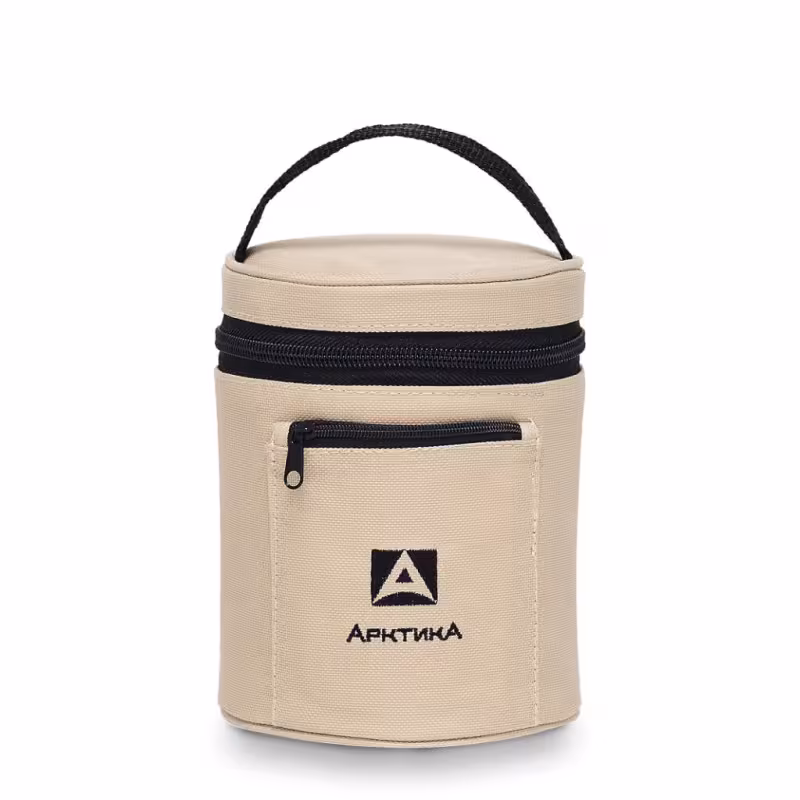 Термос в чехле Арктика 301-500А, 0.5 л, серебристый