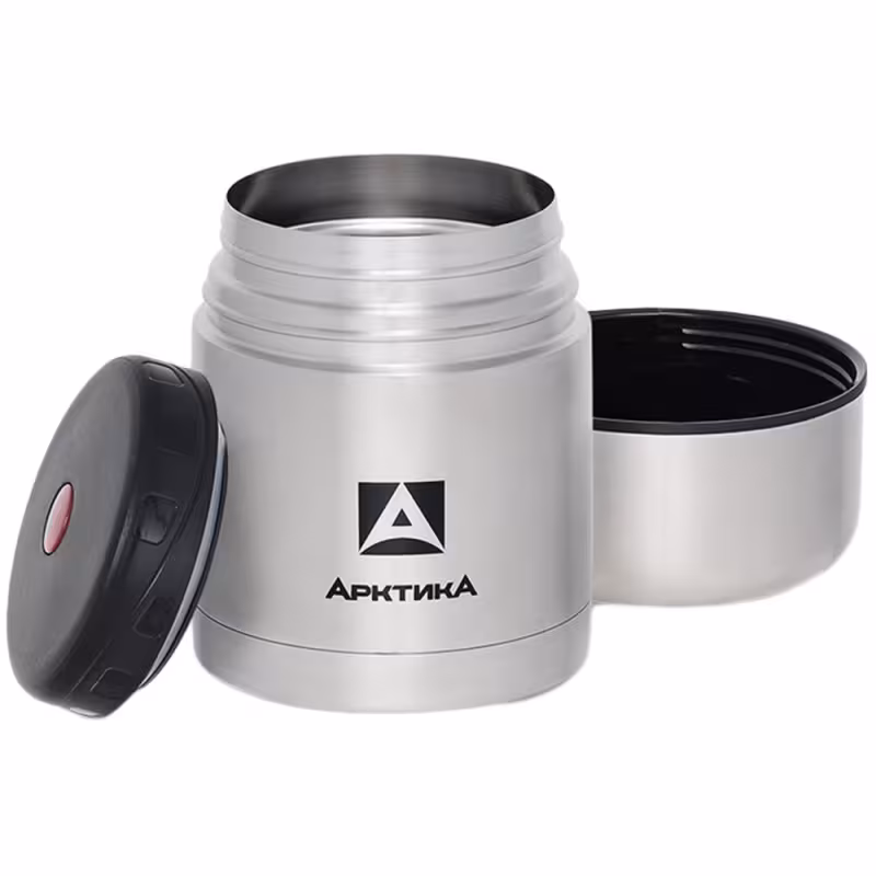 Термос в чехле Арктика 301-500А, 0.5 л, серебристый