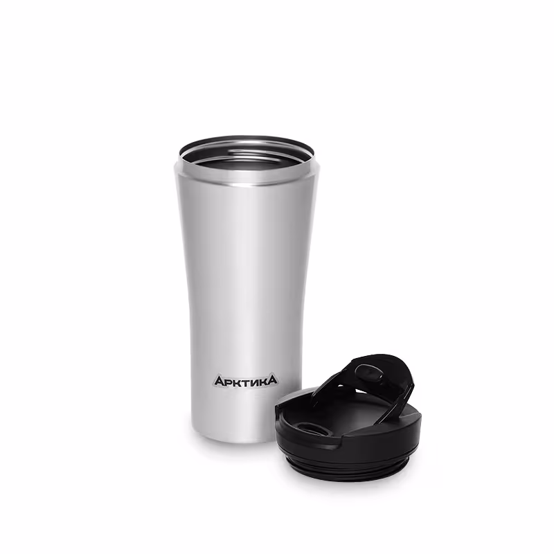 Термокружка автомобильная Арктика 410-500P, 0.5 л, серебристый