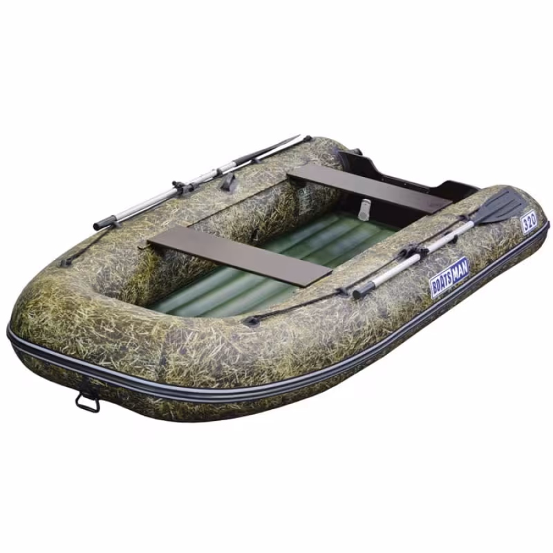 Надувная лодка ПВХ Flinc BoatsMan BT340А, НДНД, камыш 