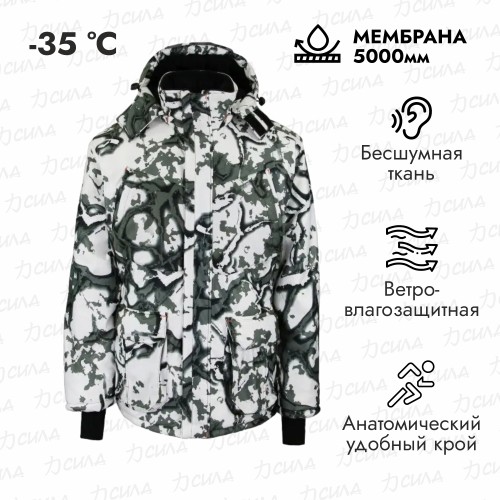 Костюм мужской Элементаль Tauren К-471, ткань Alova Premium/Fleece, цвет Лабиринт, размер 52-54, 170-176 см