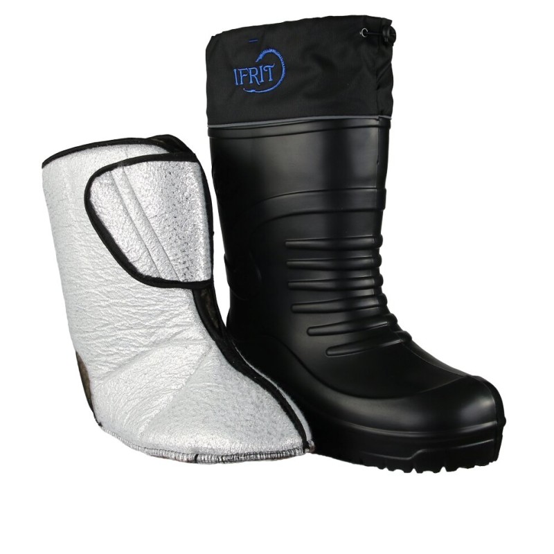 Сапоги ЭВА мужские зимние Элементаль Ifrit Ice Guard СЭ-403, цвет черный, размер 40-41