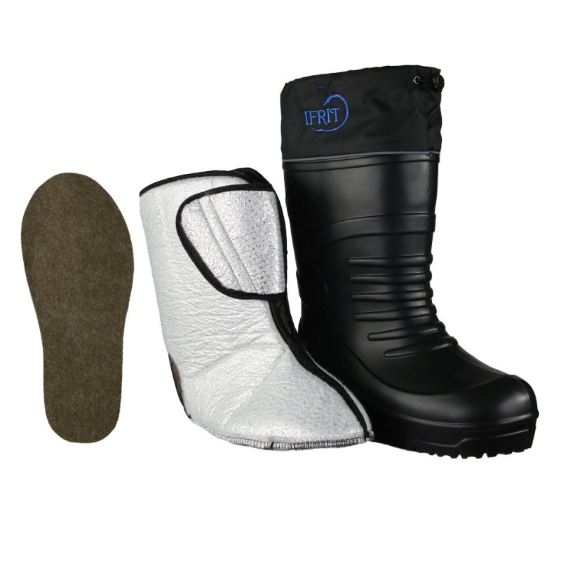 Сапоги ЭВА мужские зимние Элементаль Ifrit Ice Guard СЭ-403, цвет черный, размер 40-41