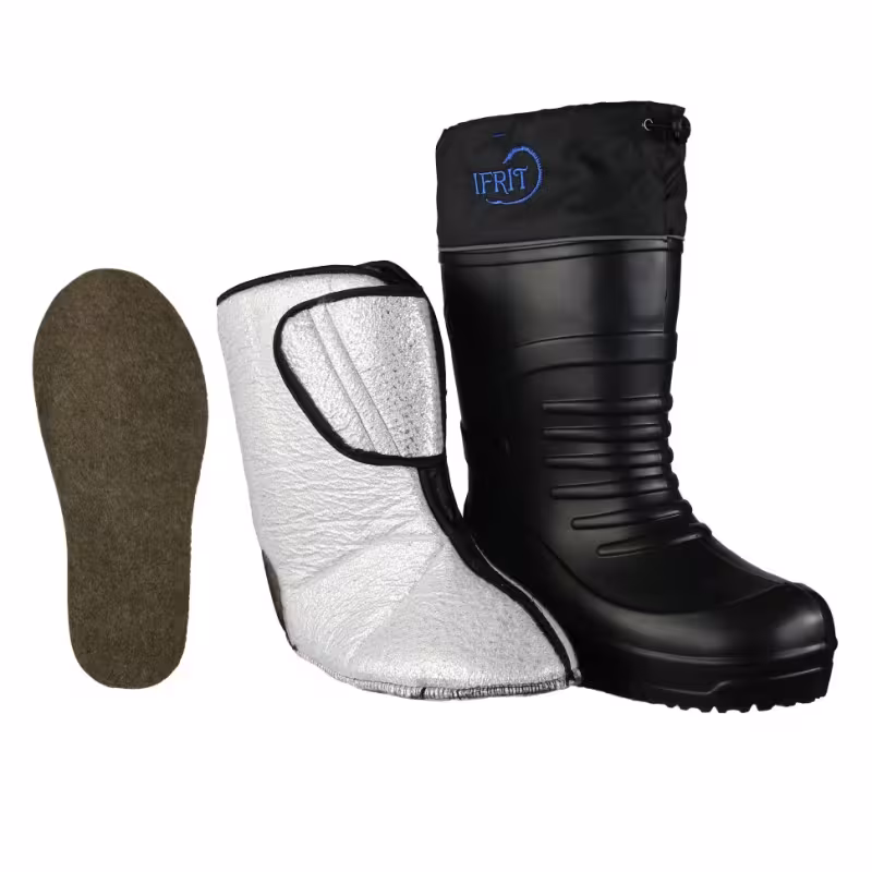 Сапоги ЭВА мужские зимние Элементаль Ifrit Ice Guard СЭ-403, цвет черный, размер 46-47