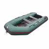 Надувная лодка ПВХ HunterBoat 320 ЛК, пайол фанерный, зеленый