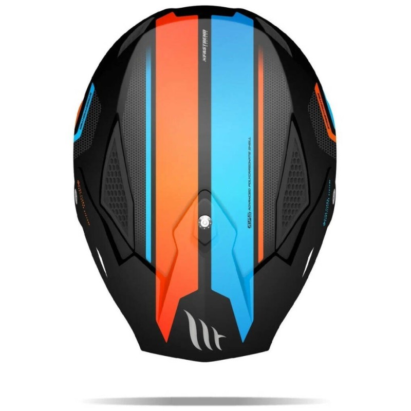 Мотошлем MT Helmets TR902XSV Streetfighter Twin A4, голубой, размер S