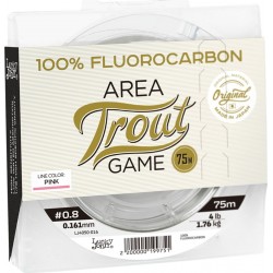 Леска флюорокарбоновая Lucky John Area Trout Game Fluorocarbon 0.23 мм, 3.79 кг, 75 м