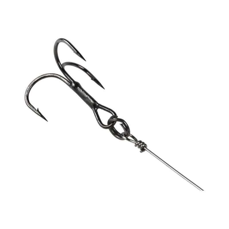 Оснаска стальная Lucky John Deep Pike Stinger Rig L+Flexhead, 10г