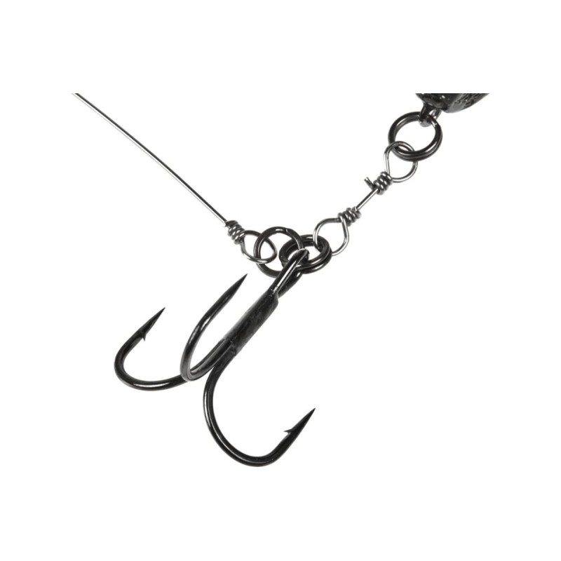 Оснаска стальная Lucky John Deep Pike Stinger Rig L+Flexhead, 10г