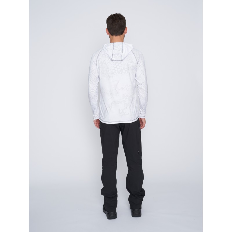 Джерси с капюшоном мужское Triton Gear, ткань Fabreex, белый, размер M