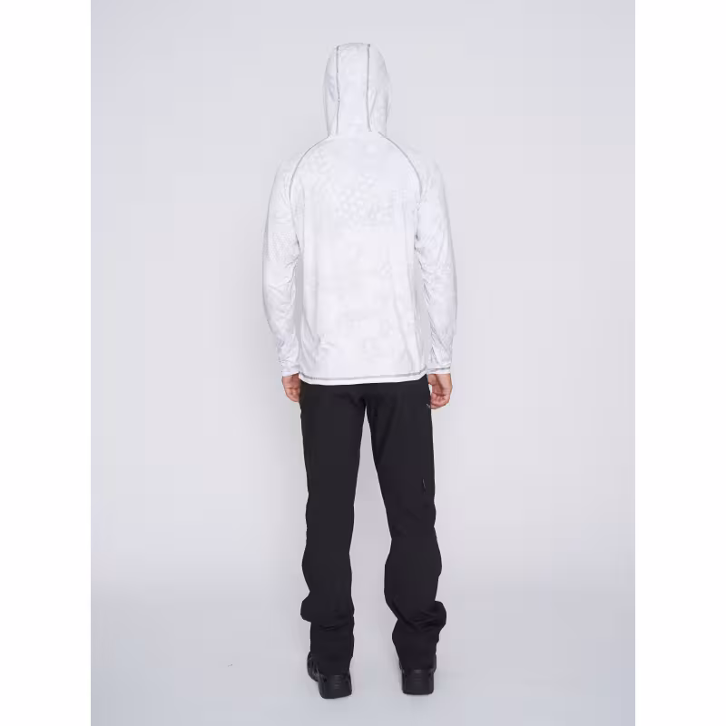 Джерси с капюшоном мужское Triton Gear, ткань Fabreex, белый, размер M