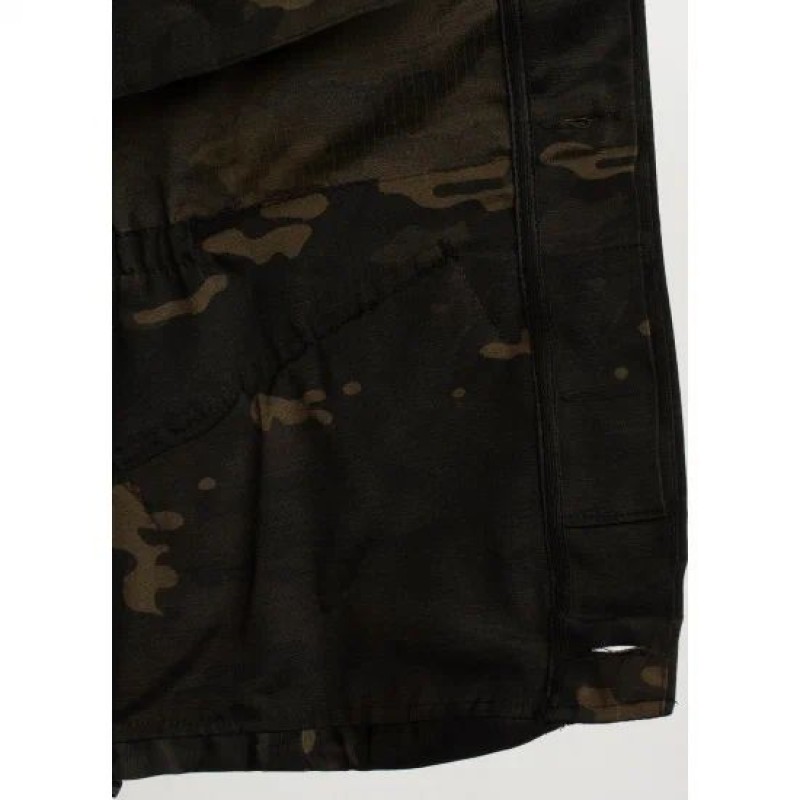 Костюм мужской Huntsman (Восток) Горка-3, ткань Смесовая Рип-Стоп, черный камуфляж, размер 44-46, 182-188 см 