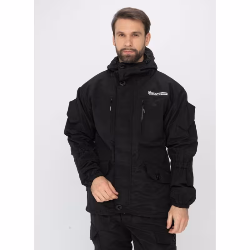 Костюм мужской Huntsman (Восток) Горка-5, ткань смесовая Рипстоп, цвет черный, размер 48-50, 170-176 см