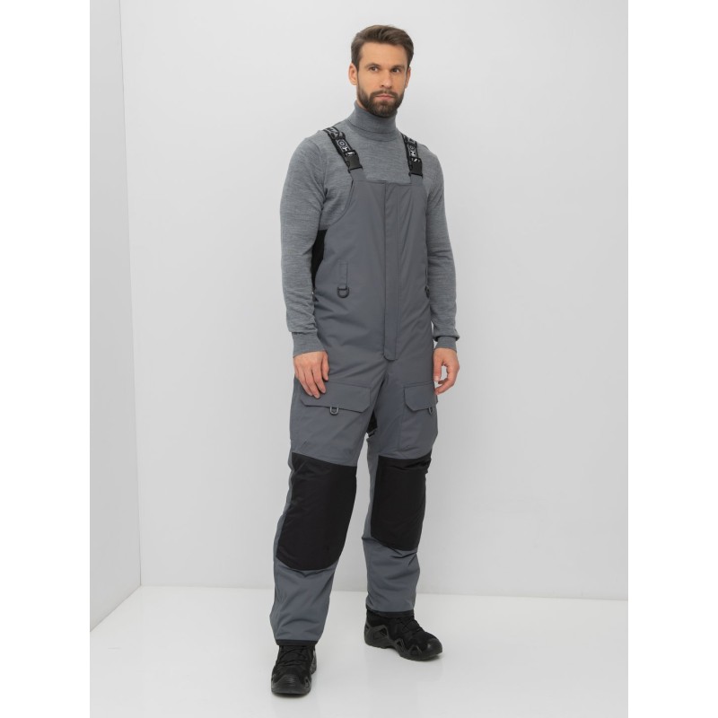 Костюм мужской Huntsman (Восток) Yukon Ice, ткань Breathable, серый/черный, размер 44-46, 170-176 см