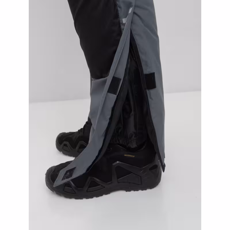 Костюм мужской Huntsman (Восток) Yukon Ice, ткань Breathable, серый/черный, размер 44-46, 170-176 см