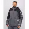 Костюм мужской Huntsman (Восток) Yukon Ice, ткань Breathable, серый/черный, размер 56-58, 170-176 см