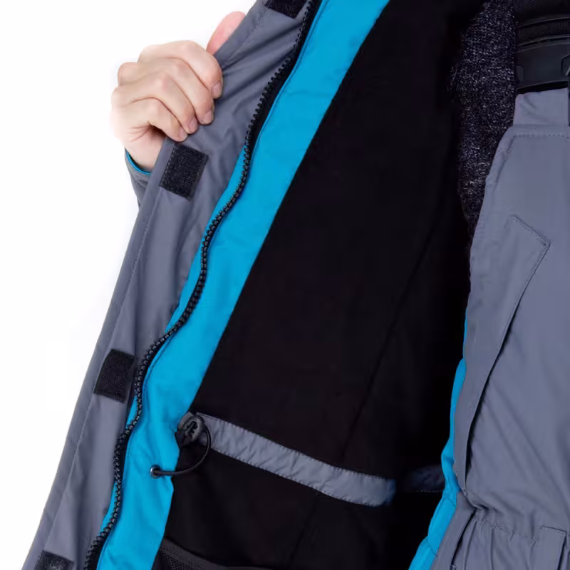 Костюм женский Huntsman Siberia Lady, мембрана Breathable, бирюза/серый, размер 56-58, 170-176 см