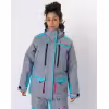 Костюм женский Huntsman Siberia Lady, ткань Breathable, серый/голубой, размер 40-42, 158-164 см