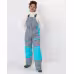 Костюм женский Huntsman Siberia Lady, ткань Breathable, серый/голубой, размер 44-46, 170-176 см