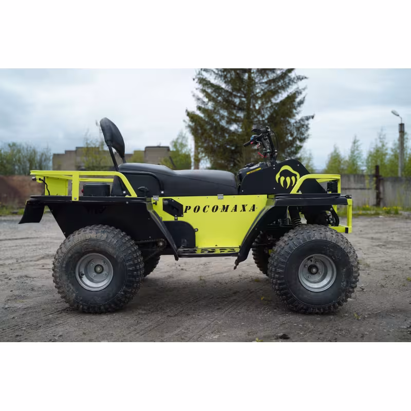 Комплект запчастей для сборки квадробукса Бурлак Росомаха 500, желтый