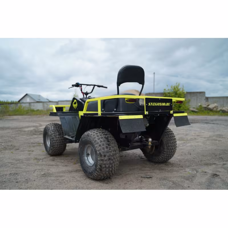 Комплект запчастей для сборки квадробукса Бурлак Росомаха 500, желтый