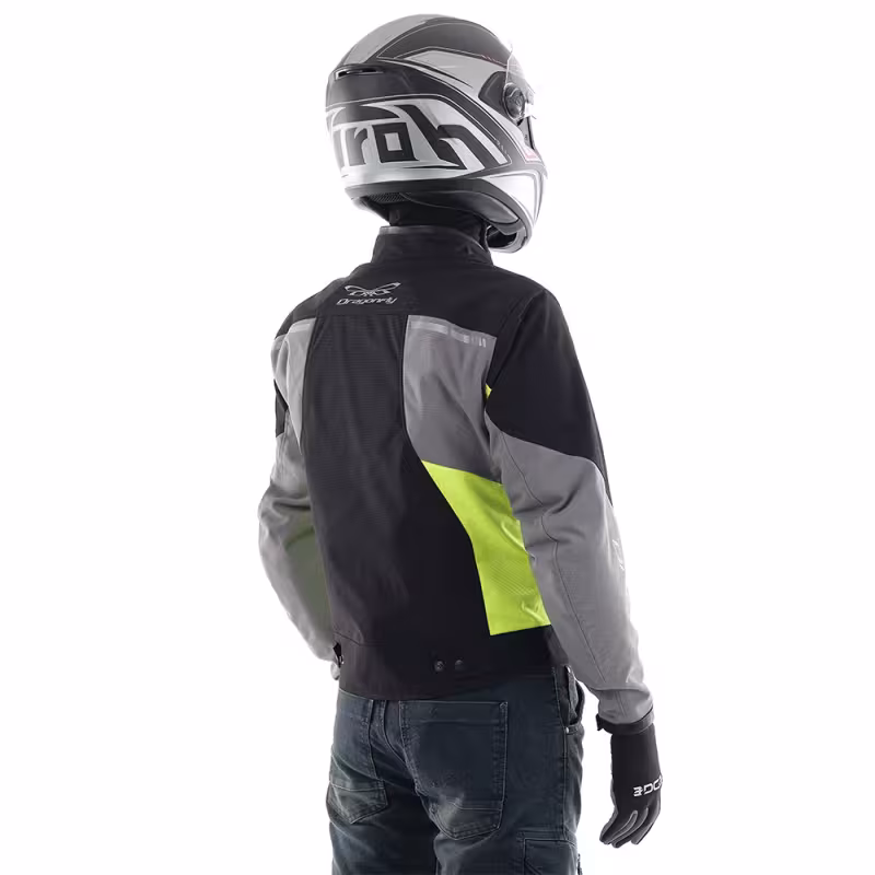 Мотокуртка с защитой мужская Dragonfly City, черный, размер L