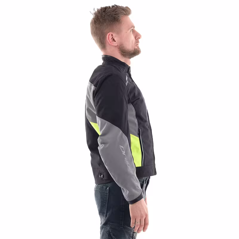 Мотокуртка с защитой мужская Dragonfly City, черный, размер L