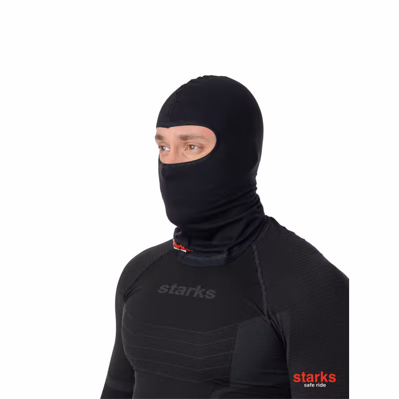 Подшлемник-балаклава Starks Light, хлопок, черный