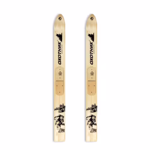 Лыжи промысловые Маяк Охотник, дерево/пластик, 175 см (без площадки)