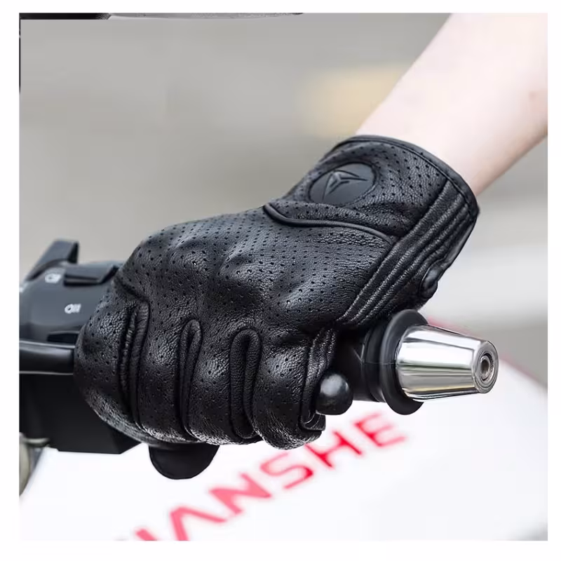 Мотоперчатки Motowolf Retro, кожа, черный, размер XXL