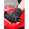 Мотоперчатки Motowolf Retro, кожа, черный, размер XXL