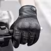 Мотоперчатки Motowolf Retro, кожа, черный, размер XL (длинное запястье)