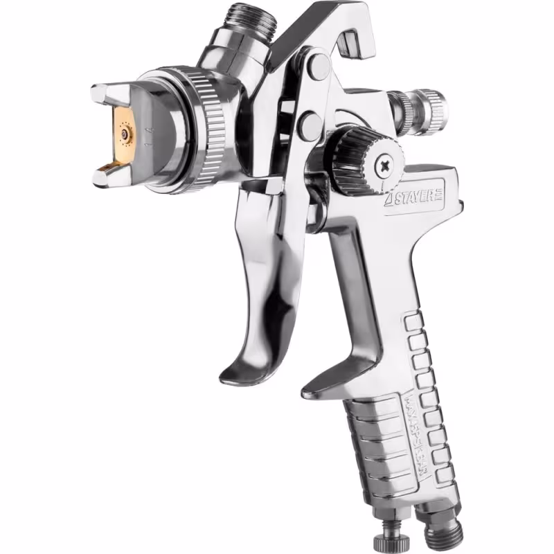 Краскопульт пневматический Stayer Professional AirPro HVLP 06476-1.4, 0.6 л