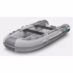 Лодка РИБ Gladiator AL380, светло-серый/темно-серый