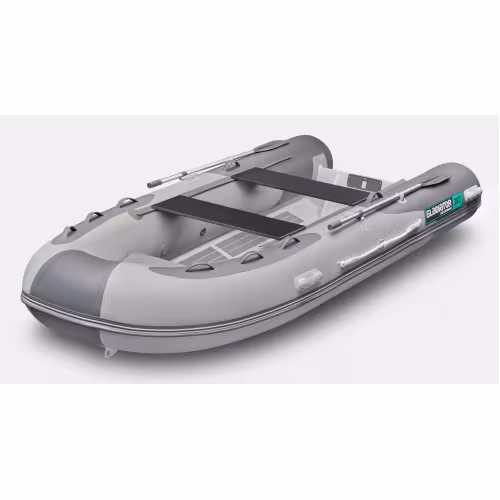 Лодка РИБ Gladiator AL380, светло-серый/темно-серый