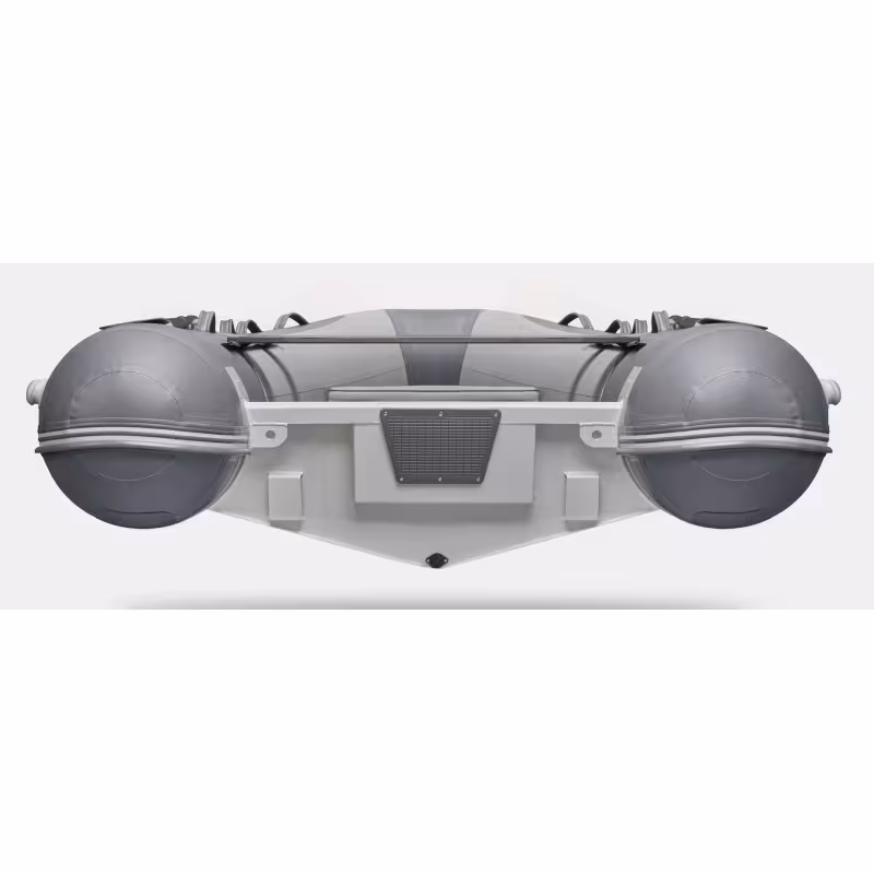 Лодка РИБ Gladiator AL380, светло-серый/темно-серый