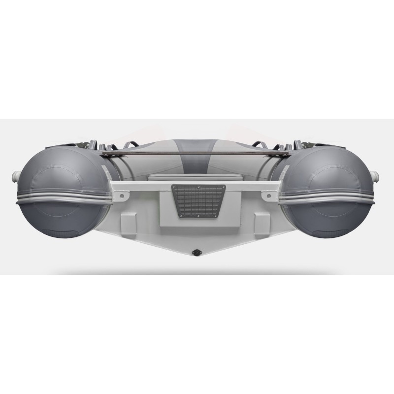 Лодка РИБ Gladiator AL380, светло-серый/темно-серый