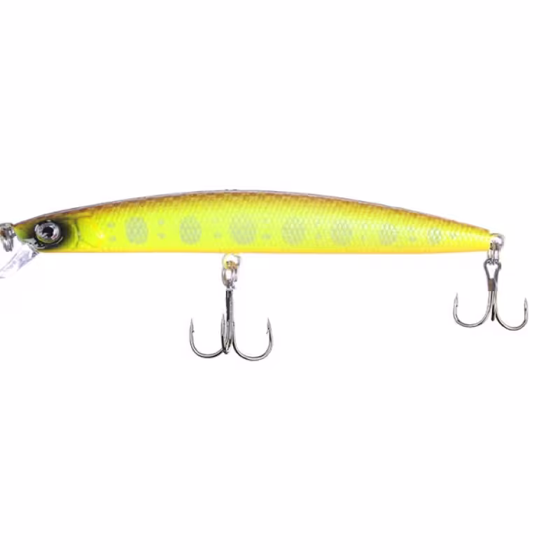 Воблер Azor Fishing Слим Минноу Лонг, 107 мм, 8,8 г, цвет желтый