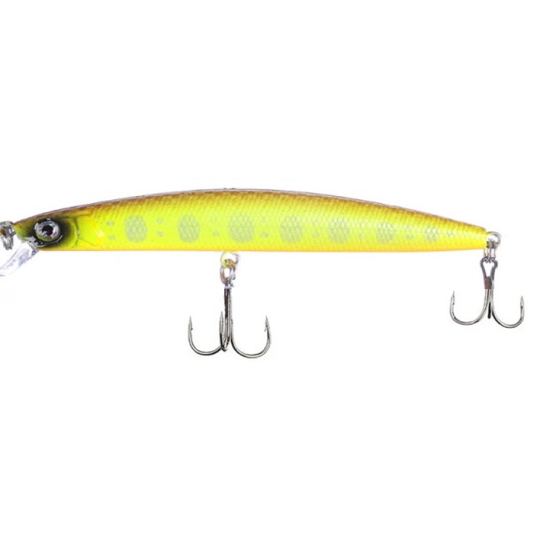 Воблер Azor Fishing Слим Минноу Лонг, 107 мм, 8,8 г, цвет желтый